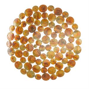 Copper Abstract Wall Art 17"