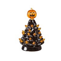 5" LED Ceramic Halloween Tree