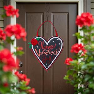 Valentine's Day Heart Door Decor