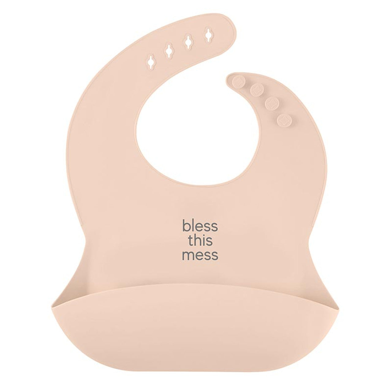 BLESS THIS MESS SILCONE BIB