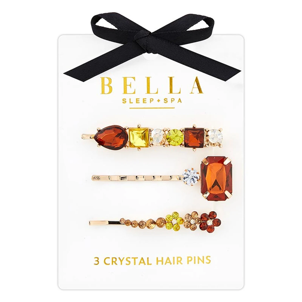 Topaz Crystal Hair Pin Set