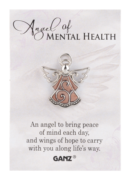 Angel of Mental Health Pin