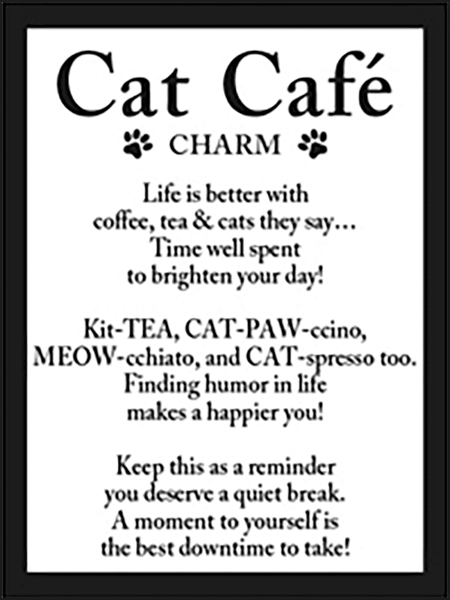 CAT CAFE POCKET CAT WITH CARD