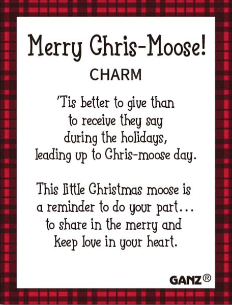 CHRISTMAS MOOSE POCKEN TOKEN