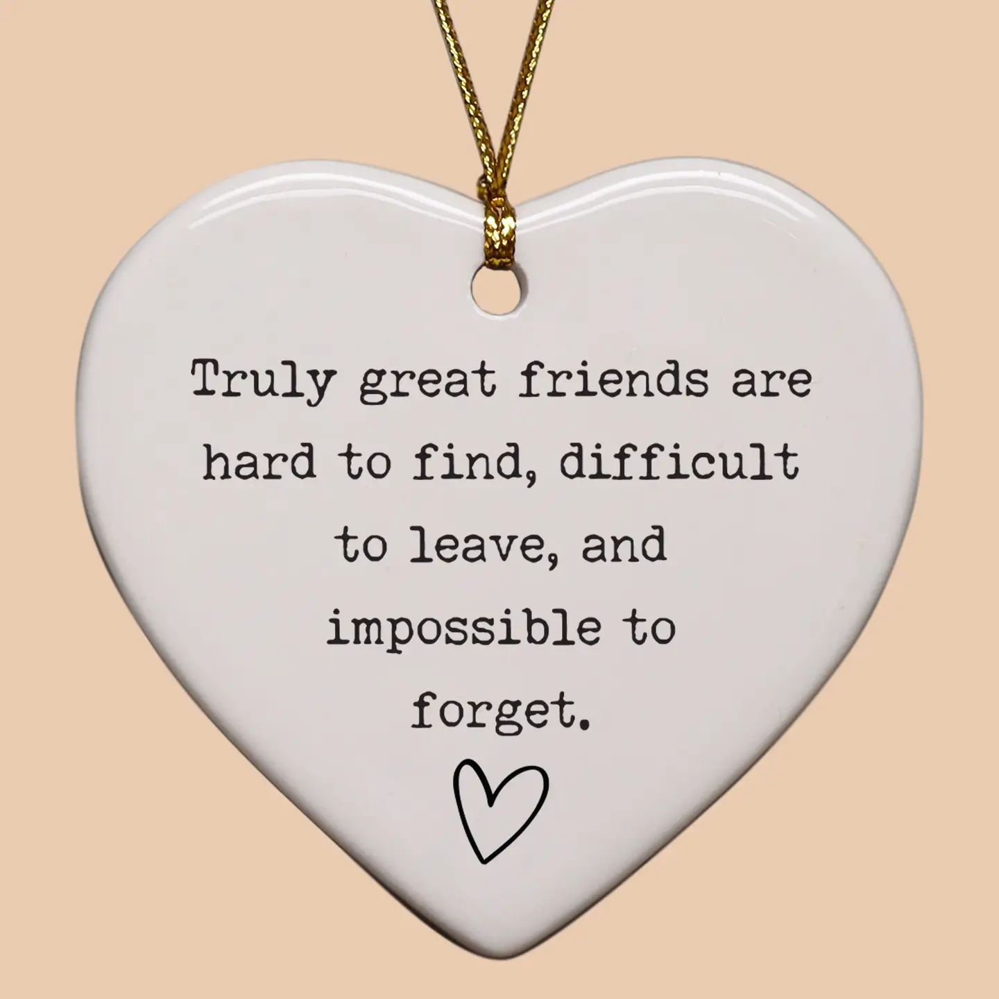 Great Friends Heart Ornament