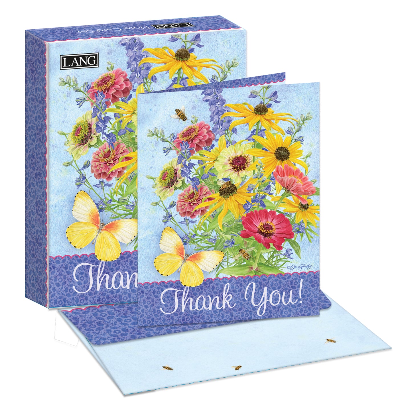 Bouquet of Thanks Boxed Cards