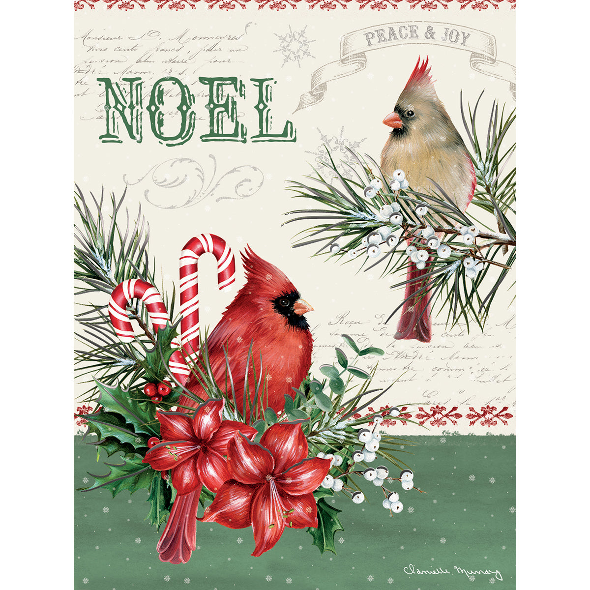 Noel Cardinals Boxed Christmas Cards