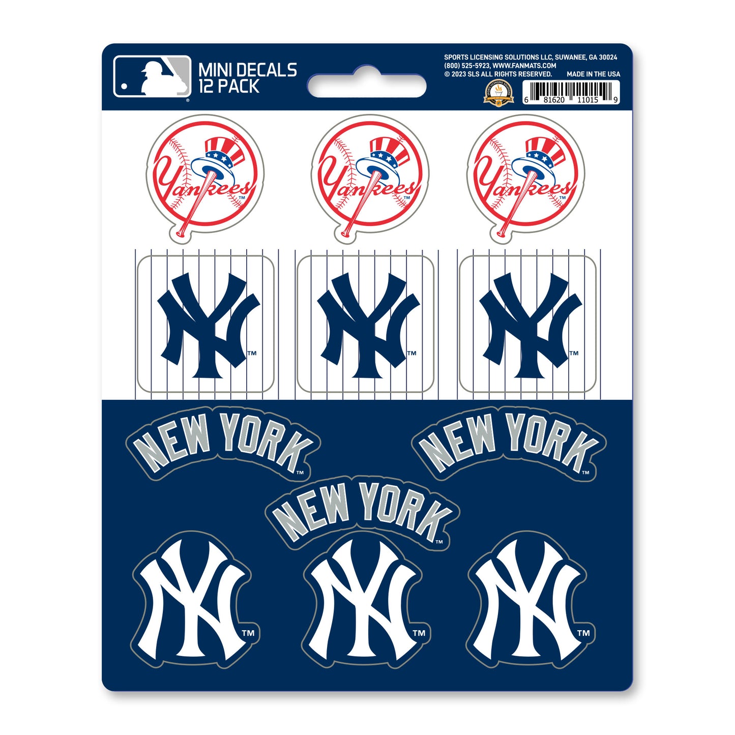 YANKESS MINI DECALS