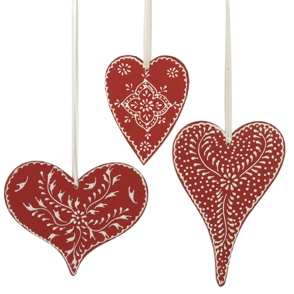 Snowy Heart Ornament