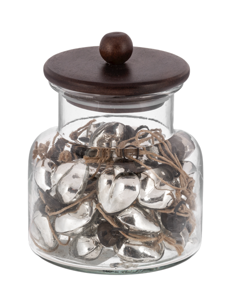 SILVER HEART ORNAMENT