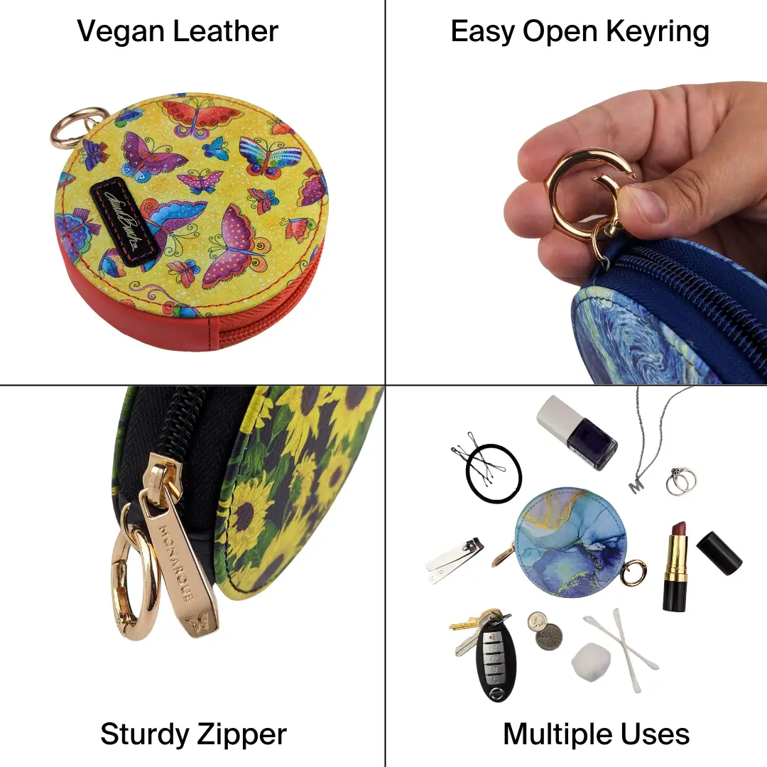 MLT Cats round Zipper Case
