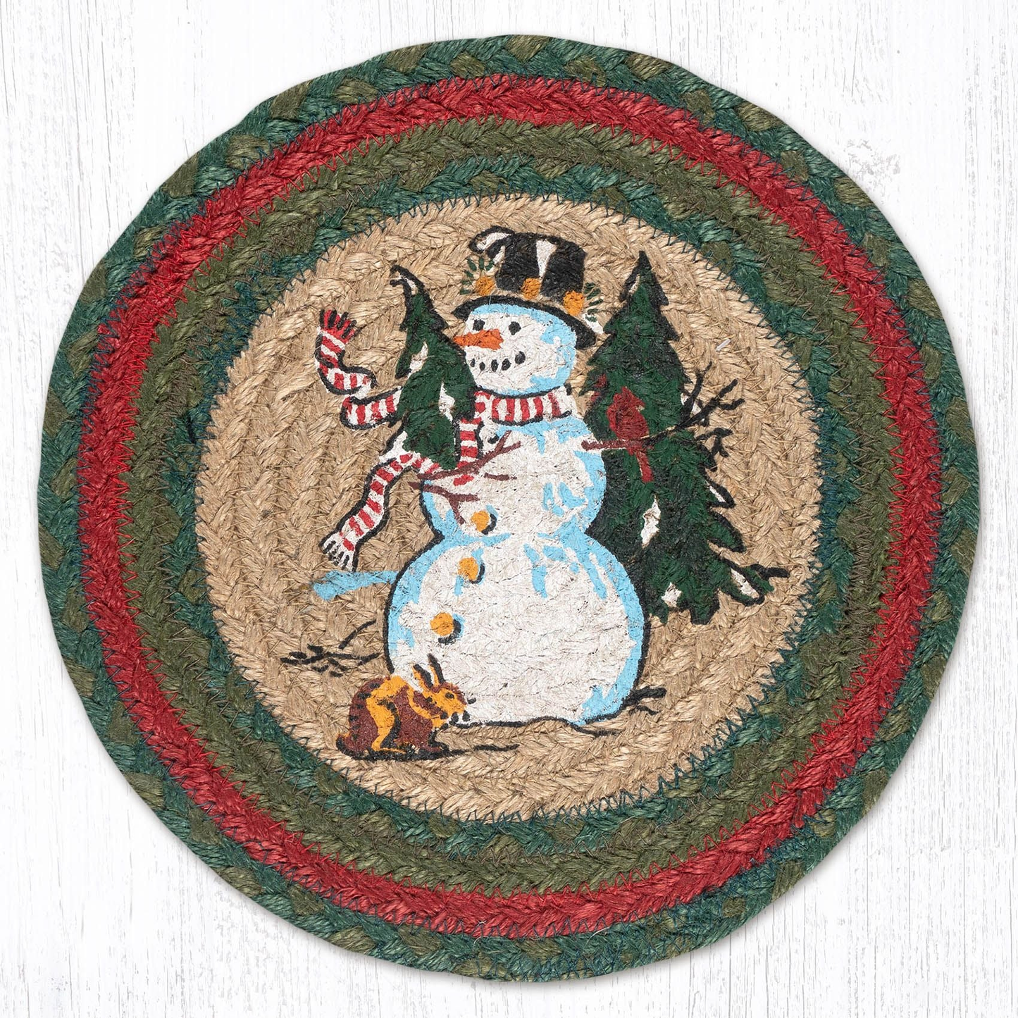 Winter Wonderland Snowman 10" Trivet
