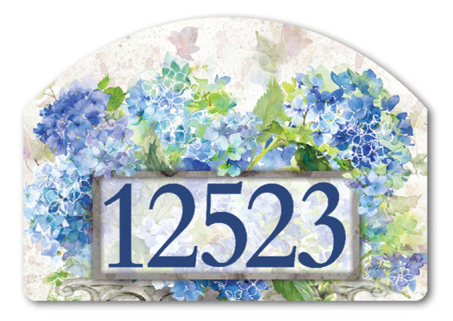 Blue Hydrangeas Yard Magnet