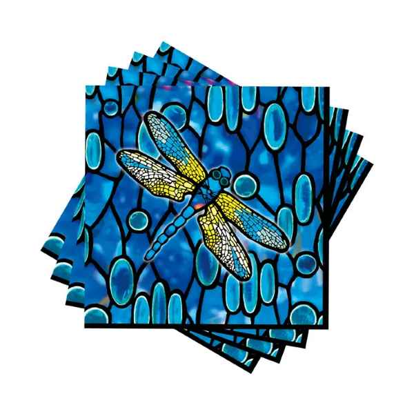 DRAGONFLY BEVERAGE NAPKINS TIFFANY