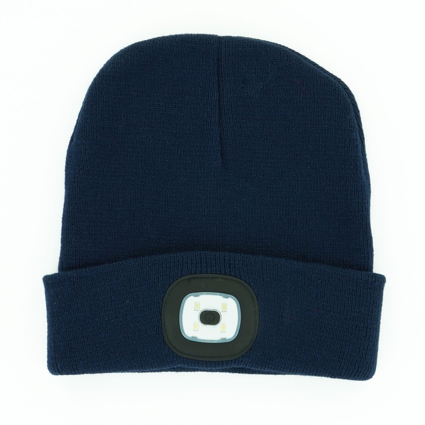 NAVY ADULT RECHARGABLE LED BEANIE