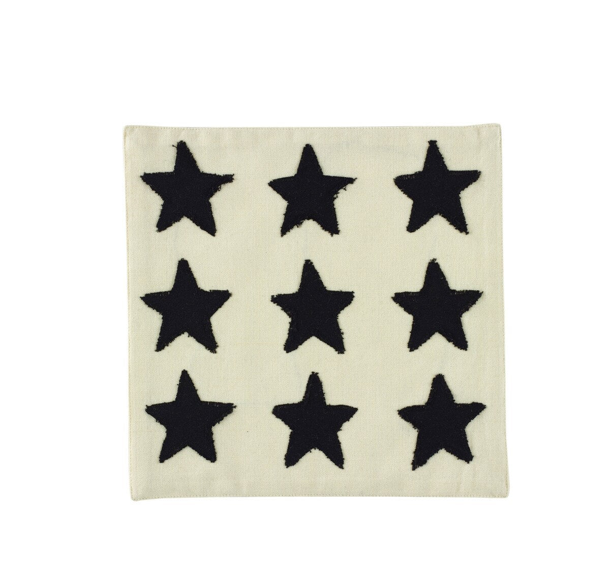 Nine Black Stars 12X12 Accent Mat