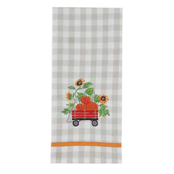 Truckloads of Fun Wagon Dishtowel