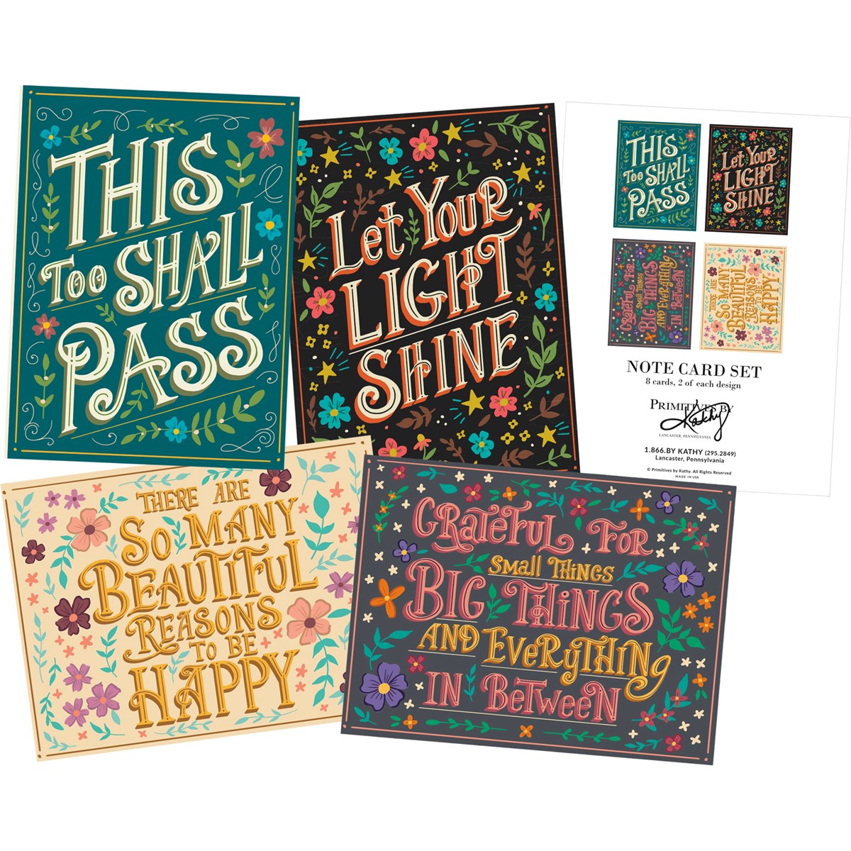 Positivity Note Card Set