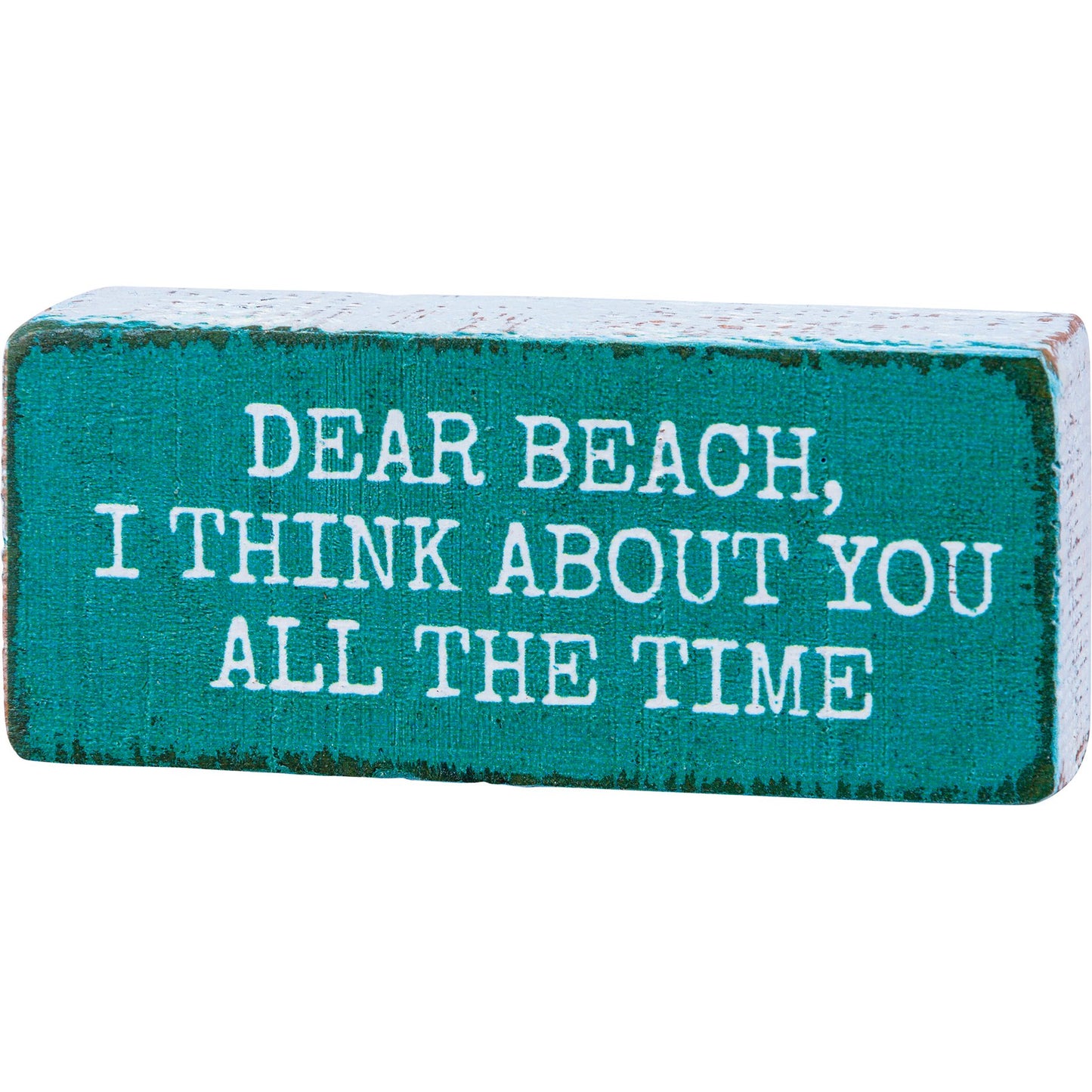 Dear Beach Block Sign