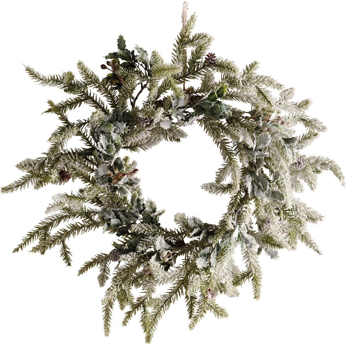 SNOW FINISH WREATH