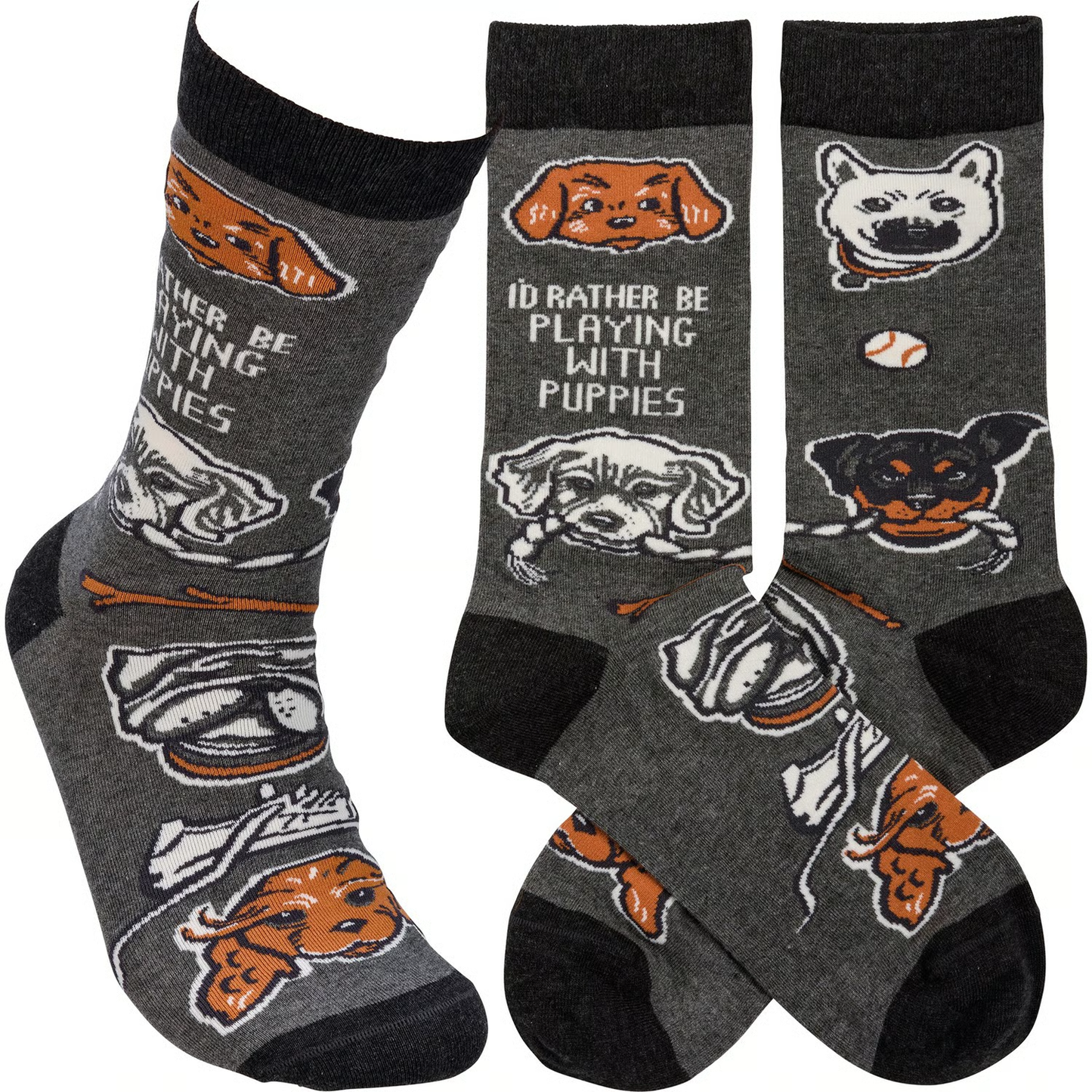 Playing With Puppies Socks