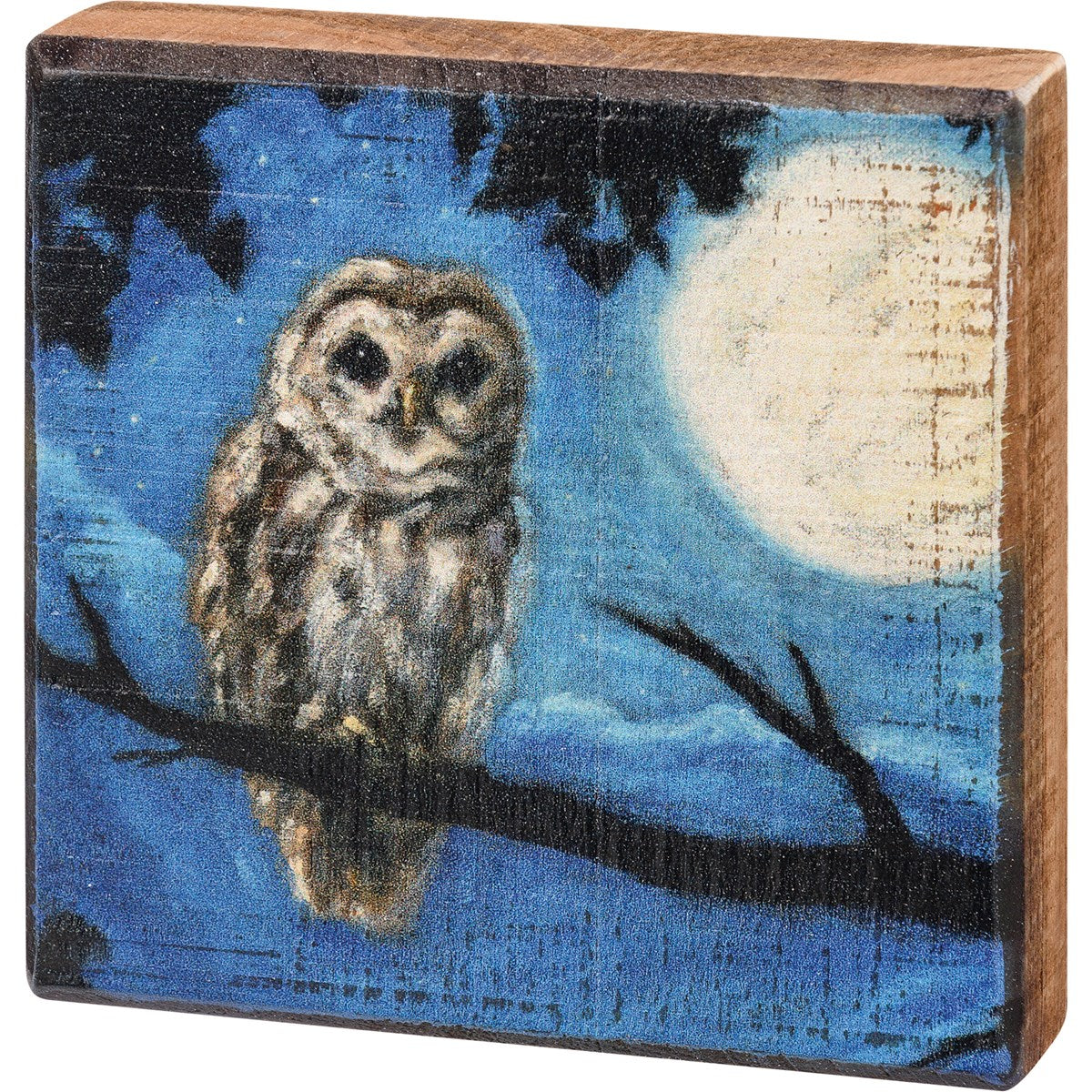 Owl Block Sign