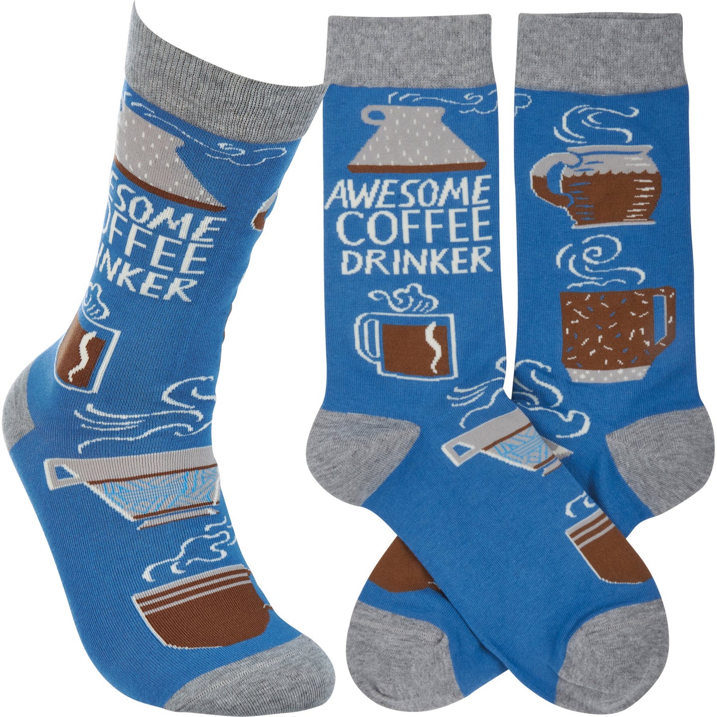 AWESOME COFFEE DRINKER SOCKS