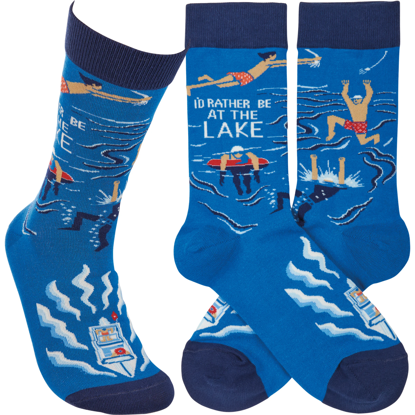Rather Be At the Lake Socks
