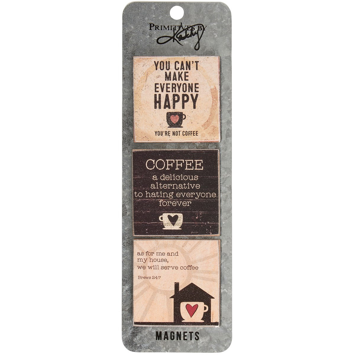 SERVE COFFEE MAGNET SET