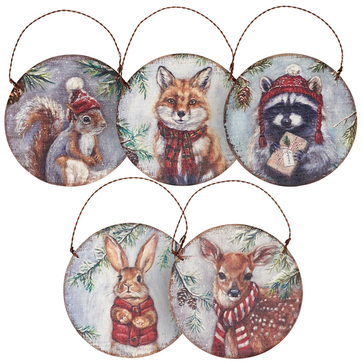 Fox Wooden Ornament