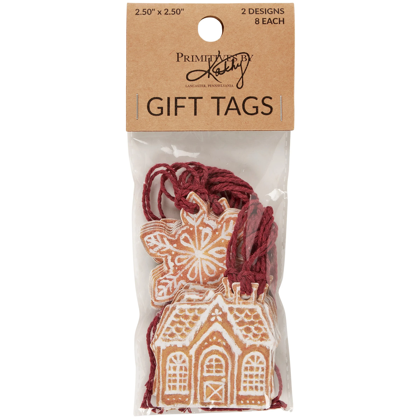 Gingerbread GIFT TAG SET