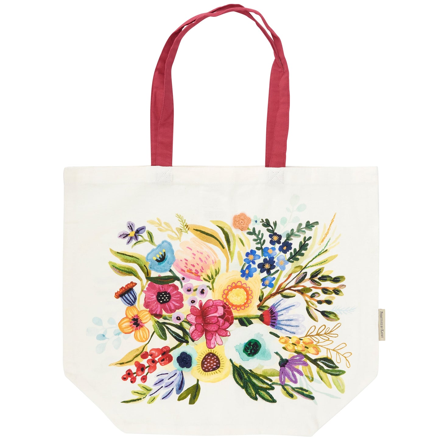 FLORAL BOUQUET TOTE
