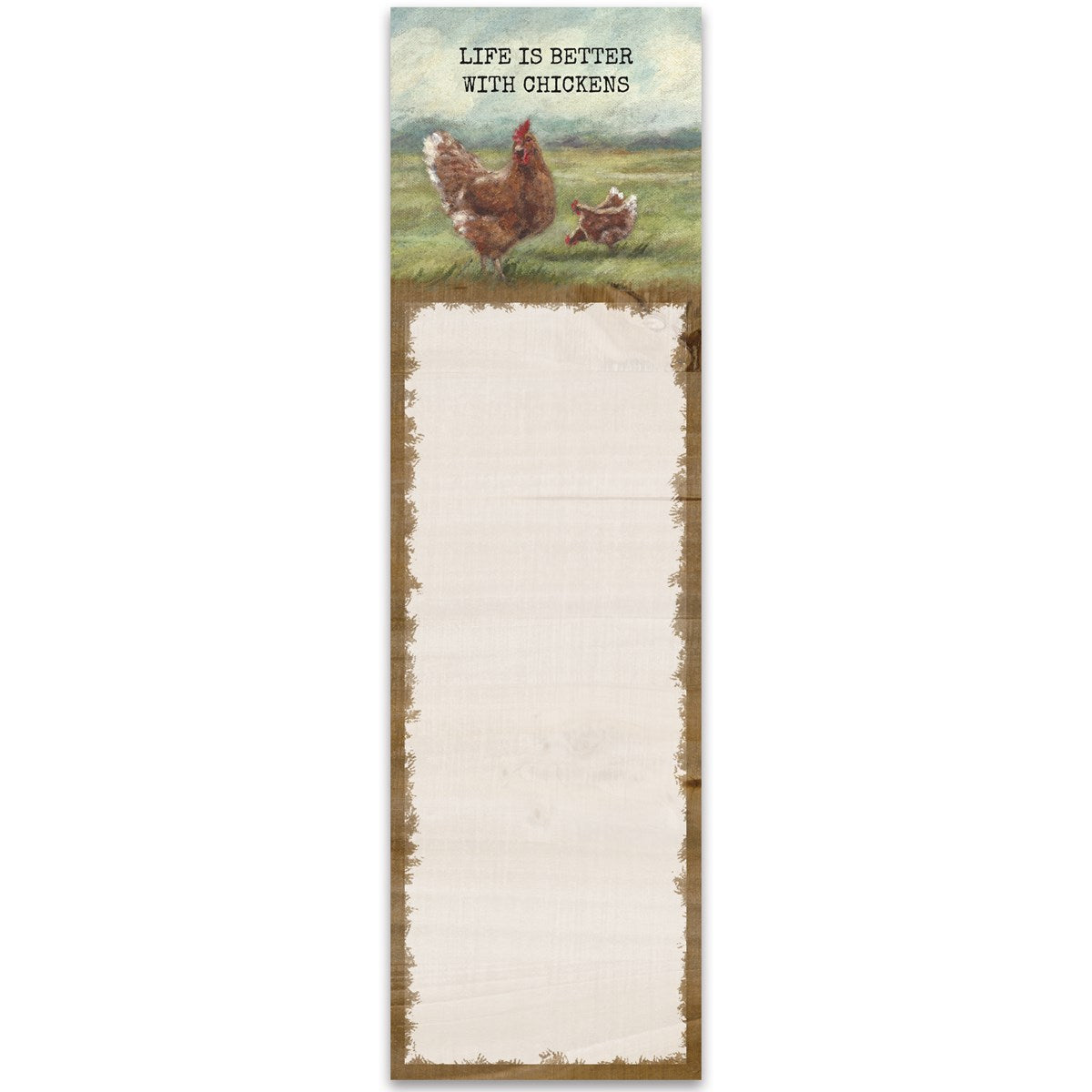 Life Is Better With Chickens List Pad