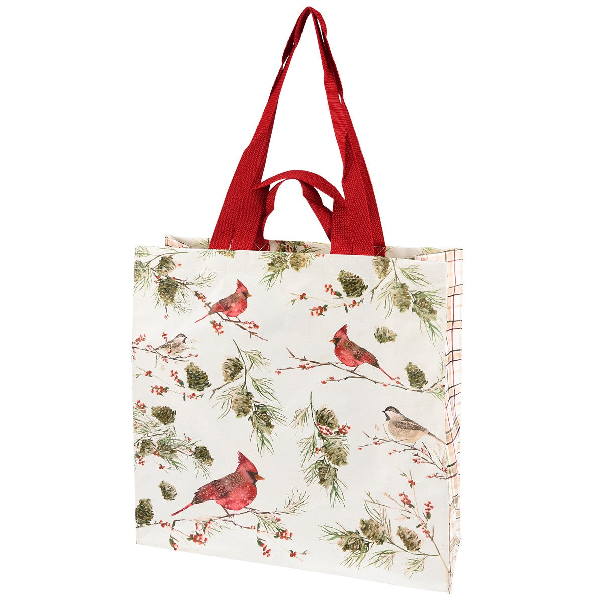 WINTER BIRDS MARKET TOTE