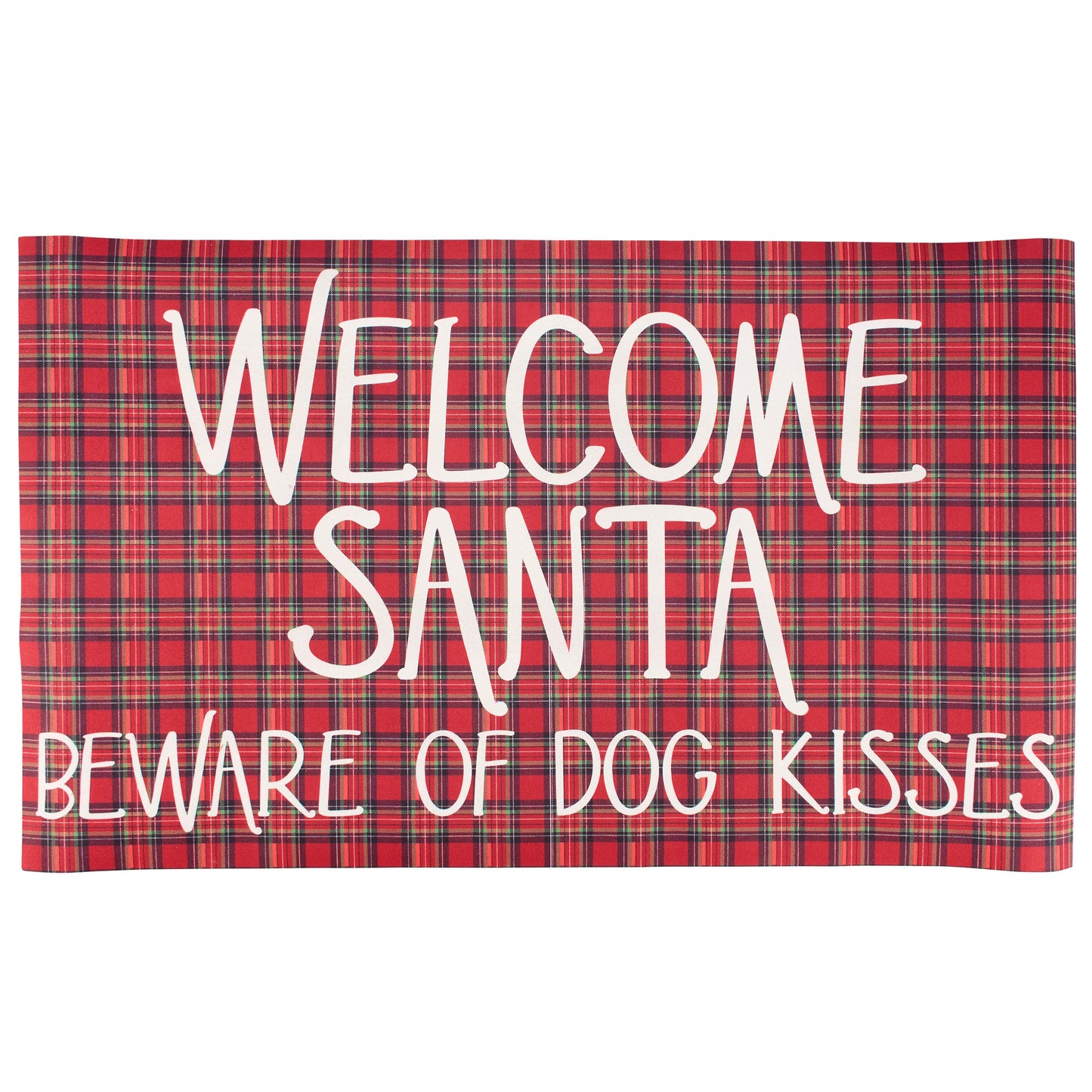 Dog Kisses Christmas Rug