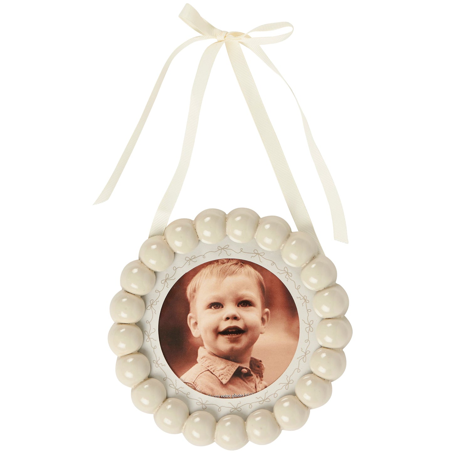 BEADED ROUND WALL FRAME