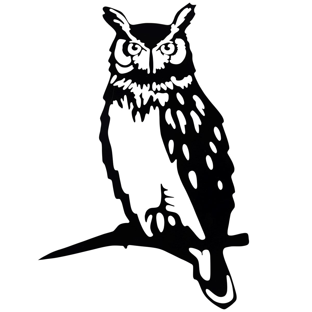 OWL OUTDOOR METAL YARD ART