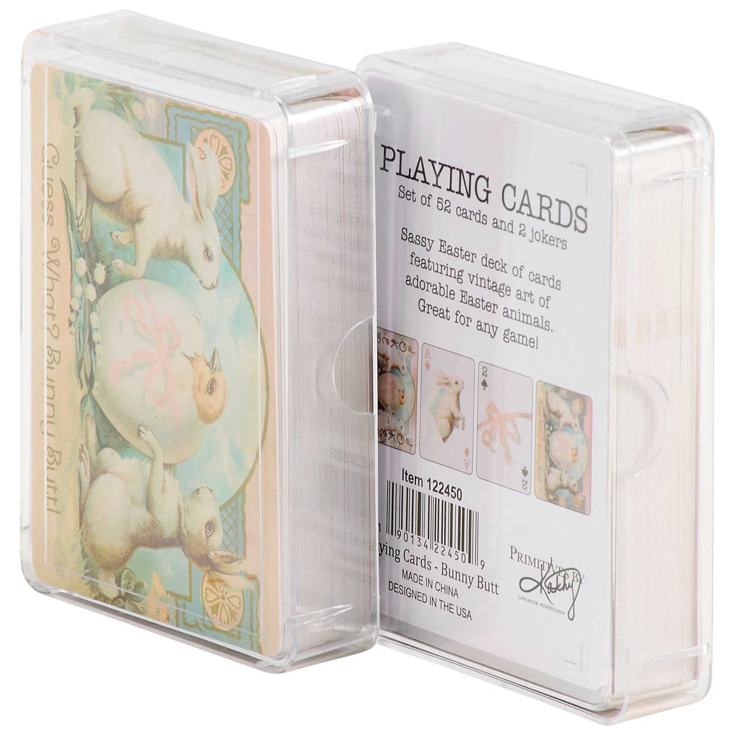 BUNNY BUTT PLAYING CARDS