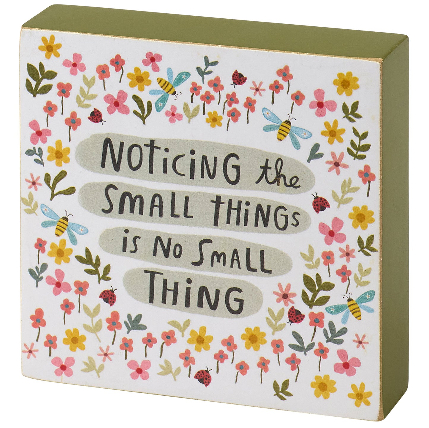 NO SMALL THING BLOCK SIGN