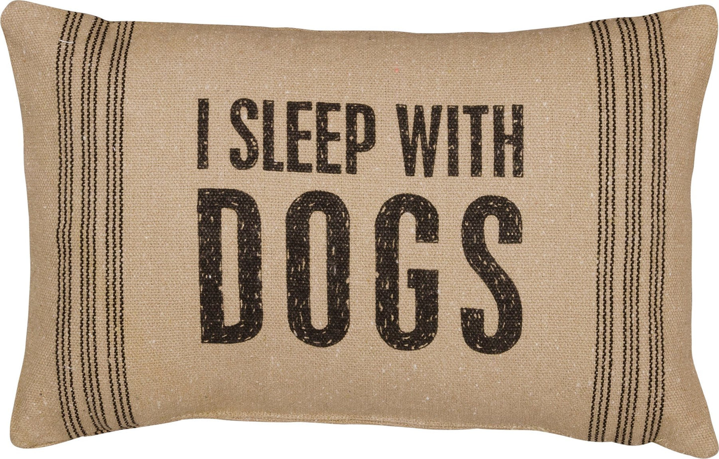 SLEEP WITH DOGS PILLOW