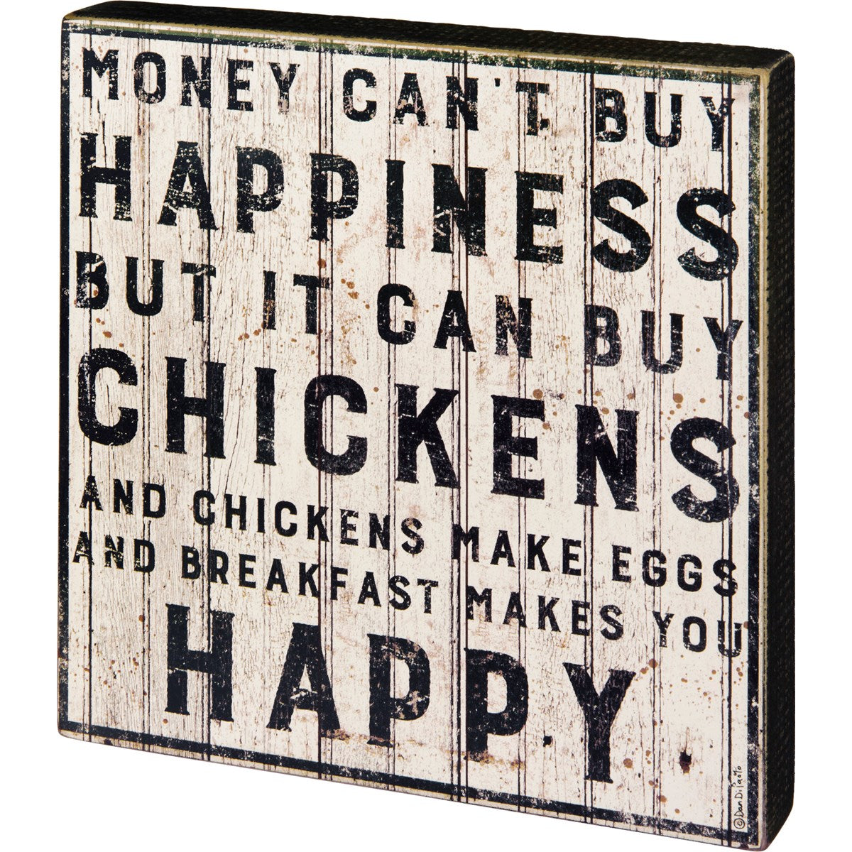 BUY CHICKENS BOX SIGN