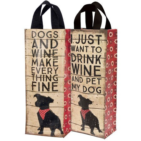 DOGS AND WINE TOTE
