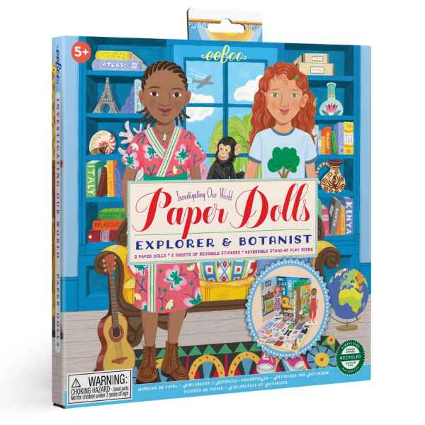 Explorer & Botanist Paper Doll Set