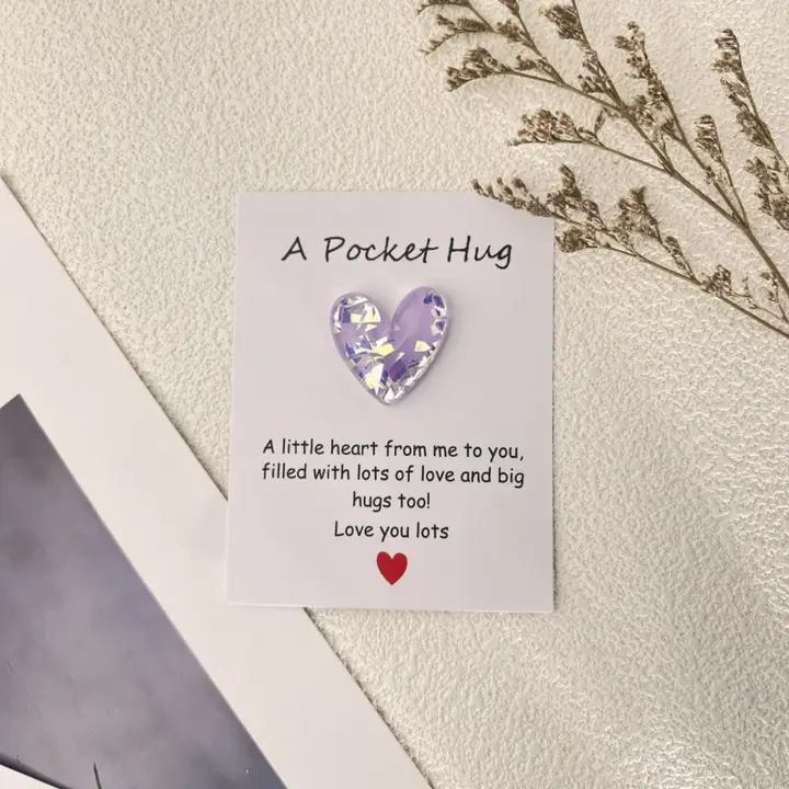 PURPLE HEART POCKET HUG