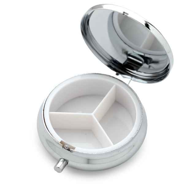White Highland Cow Pill Box