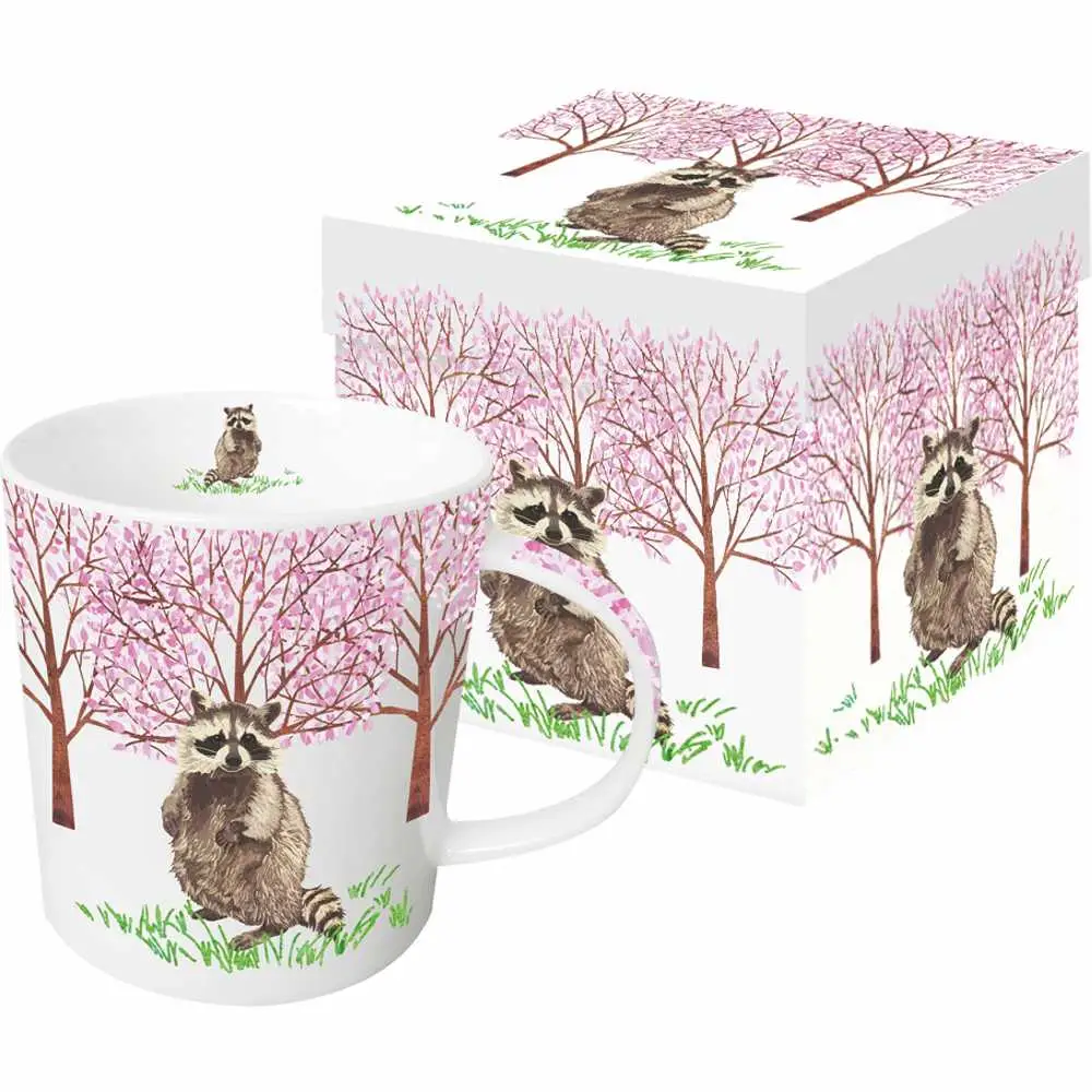 Racoon Mug In Box