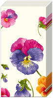 PAULINA CREAM Floral Pocket Tissues