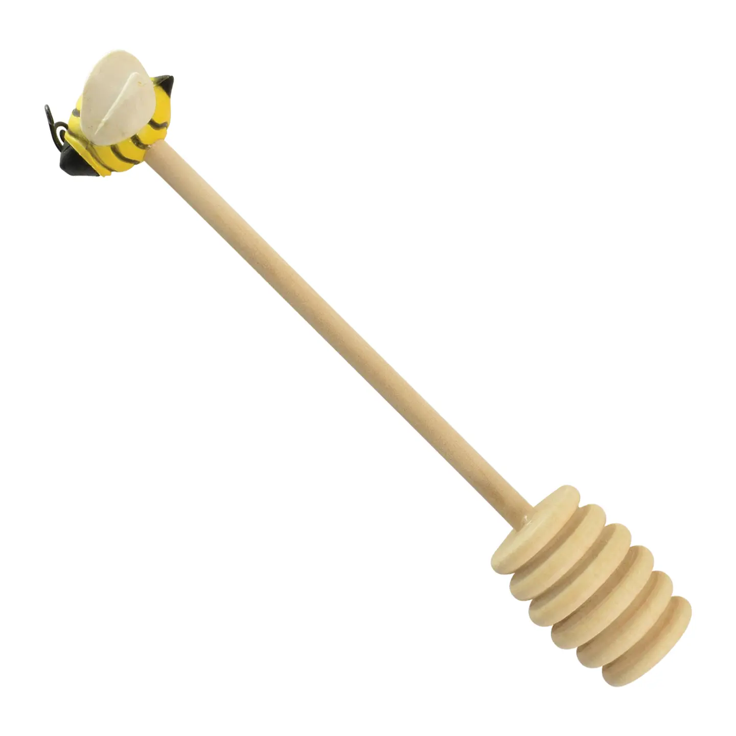 Wooden Honey Dipper With Bee