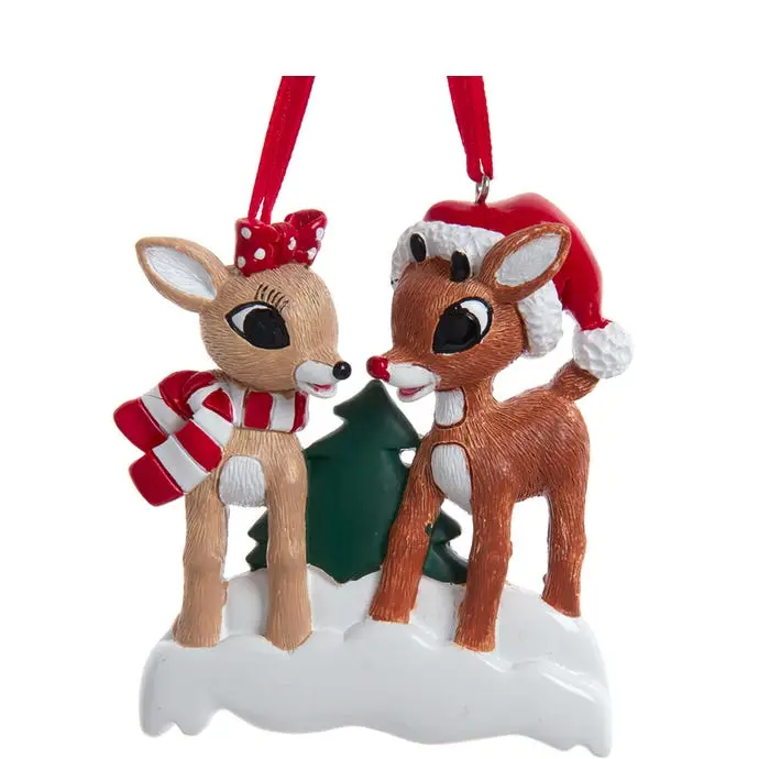 Rudolph and Clarice Ornament