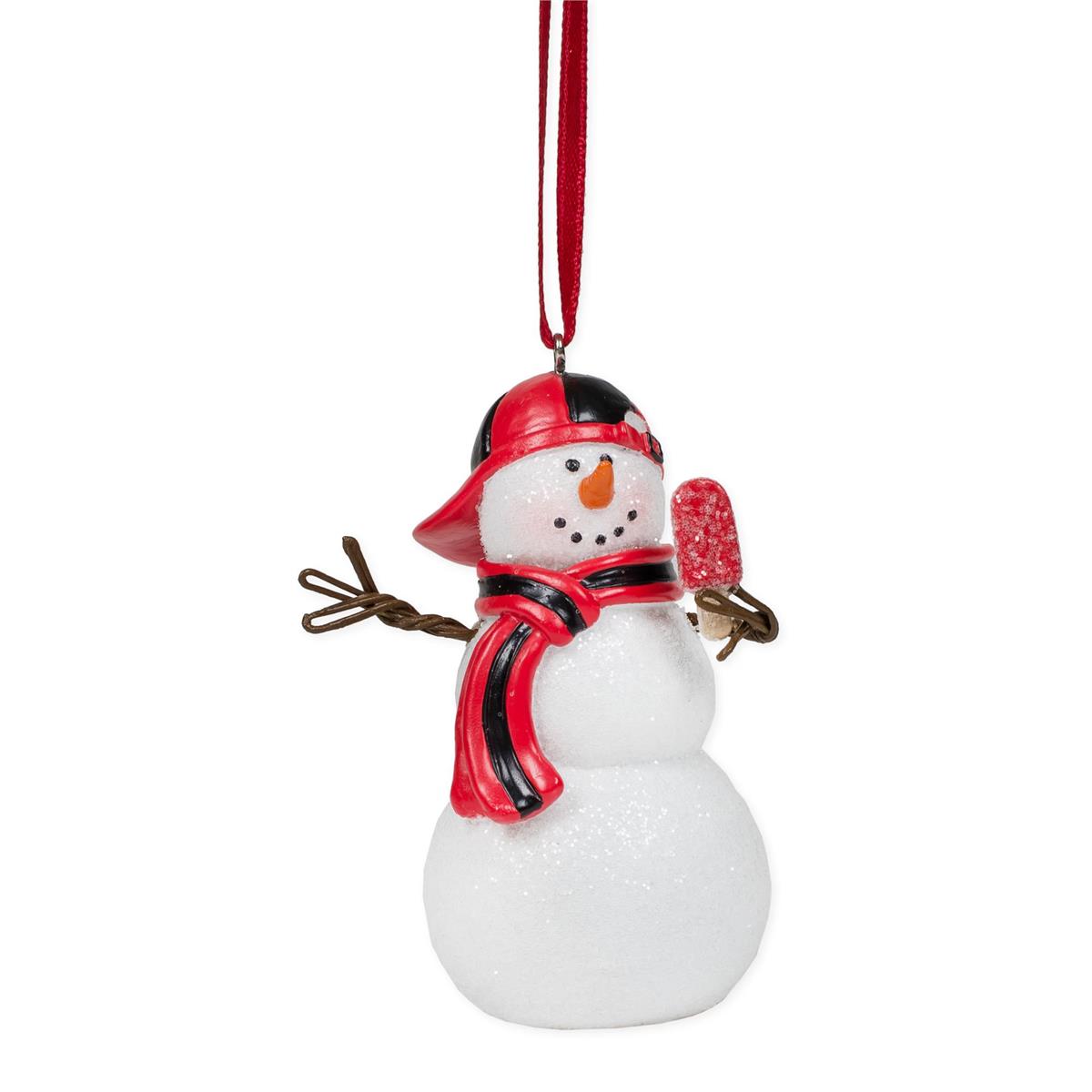 SNOW BOY WITH POPSICLE ORNAMENT